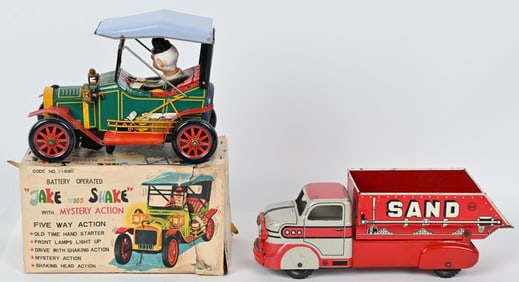 MARX TRUCK & JAKE THE SNAKE CAR