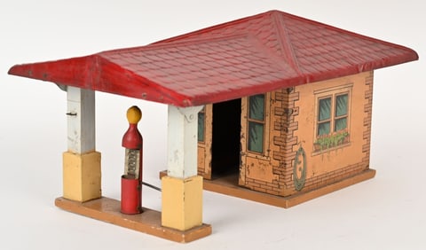 EARLY GIBBS TOYS GAS STATION