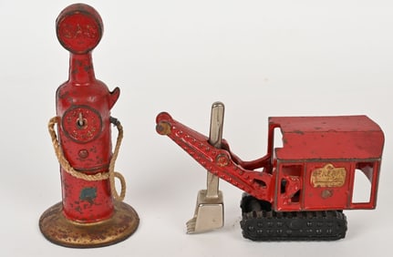 CAST IRON GENERAL STEAM SHOVEL & GAS PUMP