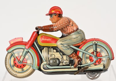 TECHNOFIX TIN WINDUP US ZONE GERMANY MOTORCYCLE