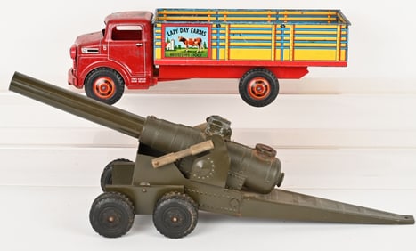 MARX LAZY DAY FARM TRUCK & BIG BANG CANNON