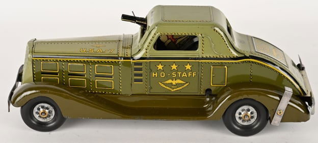 MARX TIN WINDUP HQ STAFF CAR
