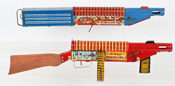 MARX G-MAN & ANTI-AIRCRAFT GUNS