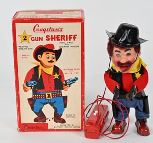 CRAGSTAN BATTERY OP 2 GUN SHERIFF w/ BOX