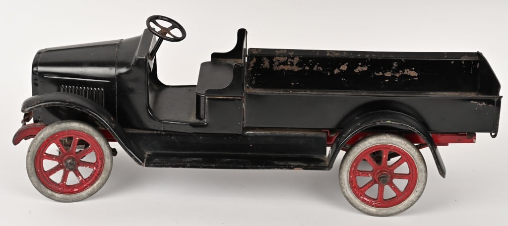 BUDDY L PRESSED STEEL SPOKE WHEEL EXPRESS TRUCK (1 of 5)