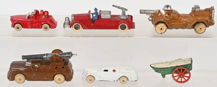 LOT OF SLUSH METAL VEHICLES