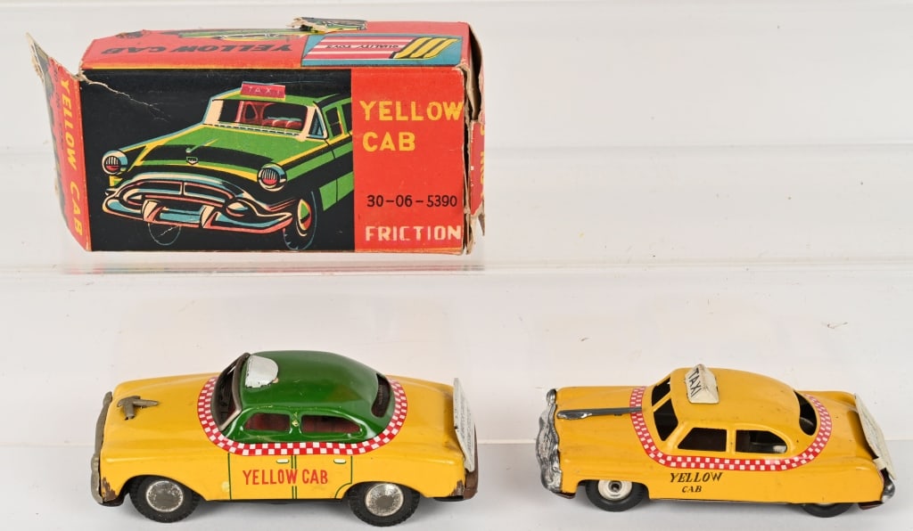 Sss Japan Tin Friction Turnpike Van Trailer W/ Box