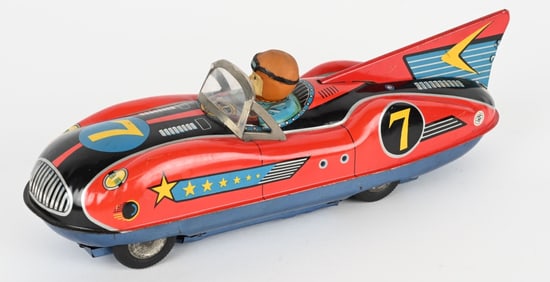 JAPAN TIN FRICTION #7 ROCKET CAR