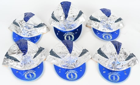 5- VINTAGE TOM CORBETT SPACE CADET HATS