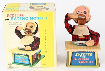 LINEMAR BATTERY OP SUZETTE EATING MONKEY