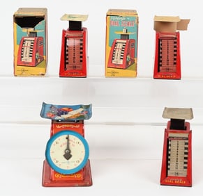 4- JAPAN TIN TOY SCALES