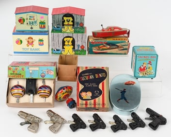 LOT OF JAPAN TIN TOYS