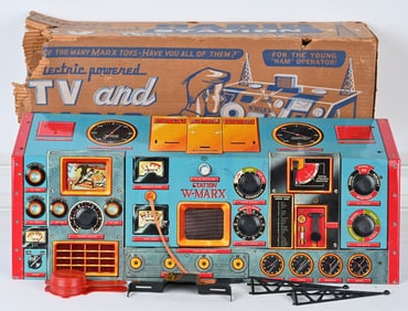 MARX TV & RADIO STATION w/ BOX