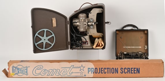 BELL & HOWELL 8MM PROJECTOR & MORE