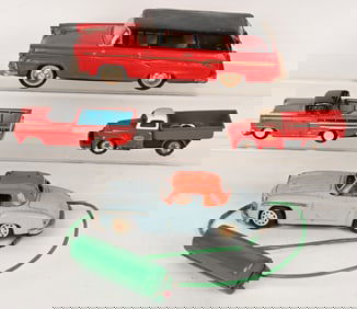 4- JAPAN TIN FRICTION & BATTERY OP VEHICLES