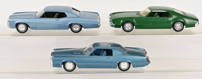 3- 1960'S GM PROMO CARS