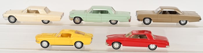 5- 1960'S FORD & PLYMOUTH PROMO CARS