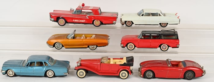7- JAPAN TIN FRICTION CARS