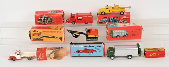 7- TEKNO DIECAST VEHICLES w/ BOX