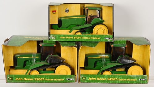 ERTL JOHN DEERE 9420T, 9300T, & 8420T TRACTORS MIB