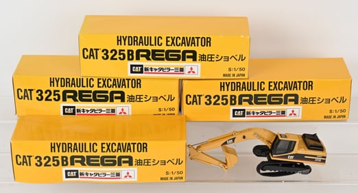 4- CATERPILLAR 325B REGA HYDRAULIC EXCAVATORS MIB