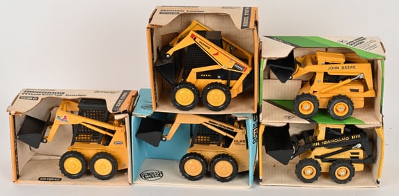 5- ERTL 1:16 SKID-STEER LOADERS MIB