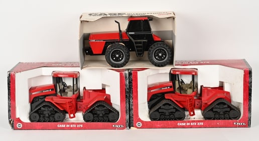 3- ERTL CASE 1:16 TRACTORS MIB