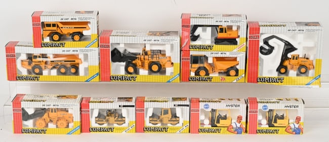 11- JOAL COMPACT DIECAST CONSTRUCTION VEHICLES
