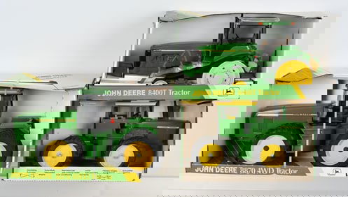 3- ERTL 1:16 JOHN DEERE TRACTORS MIB