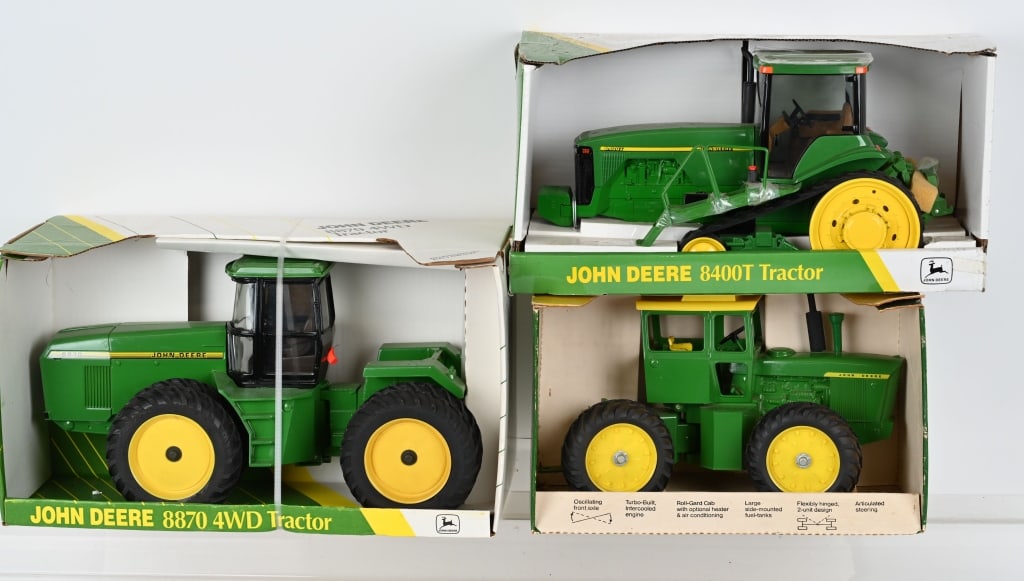 3- ERTL 1:16 JOHN DEERE TRACTORS MIB (1 of 4)