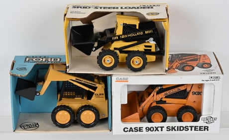 3- ERTL 1:16 SKIDSTEERS MIB