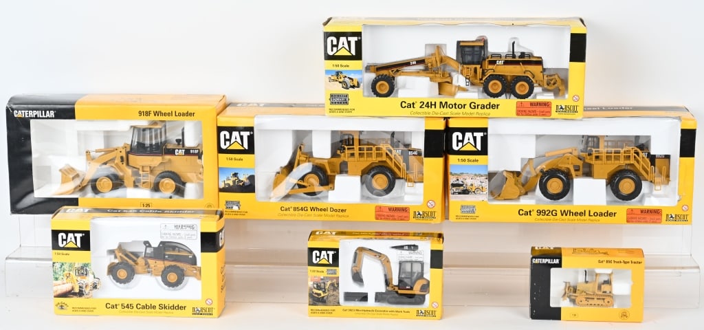 7- NORSCOT DIECAST CONSTRUCTION VEHICLES MIB (1 of 11)