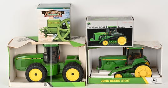 4- ERTL JOHN DEERE TRACTORS & MORE