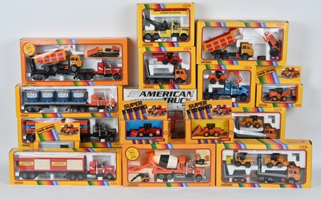 16- GIODI DIECAST CONSTRUCTION VEHICLES & SETS