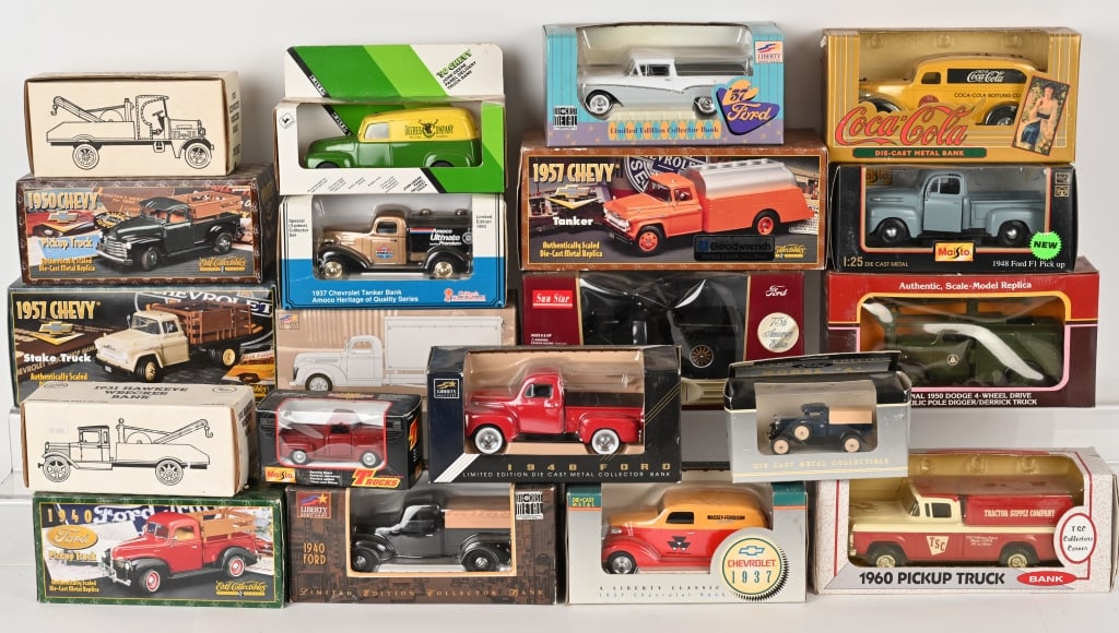 20- ERTL & MORE DIECAST TRUCKS & BANKS (1 of 6)