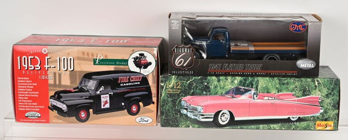 3- LARGE SCALE DIECAST VEHICLES MIB