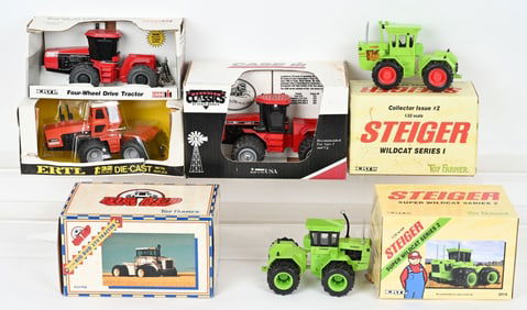 6- DIECAST TRACTORS