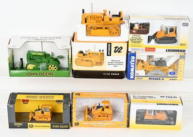 7- DIECAST DOZERS MIB