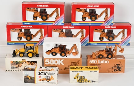 10- DIECAST BACKHOE LOADERS MIB