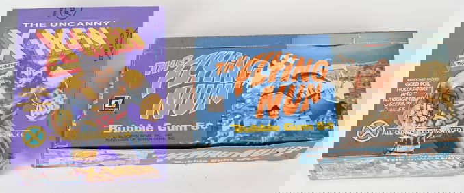 X-MEN UNCANNY & THE FLYING NUN TRADING CARDS