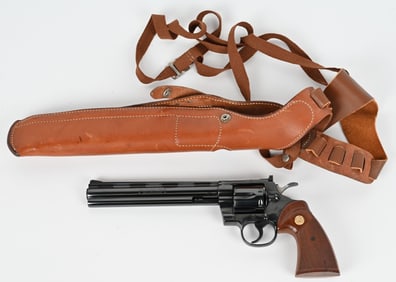 COLT PYTHON DOUBLE ACTION REVOLVER W/ HOLSTER