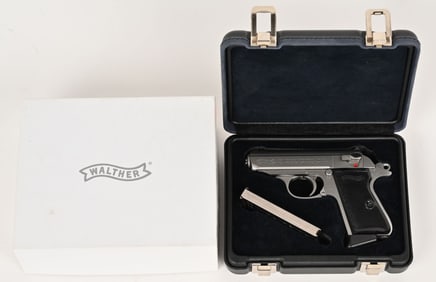 CARL WALTHER MODEL PPK /S STAINLESS STEEL 380 ACP