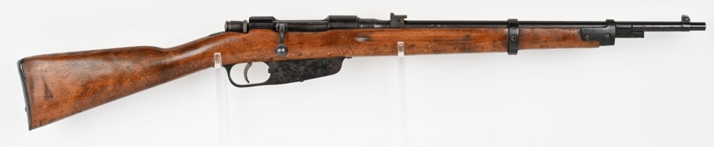 WW2 ITALIAN TERNI M38 CARCANO SHORT RIFLE 6.5 CAL: SERIAL NUMBER: BK9239. BARREL: 21". CALIBER: 6.5X52 CARCANO. MANUFACTURED: 1941. Terni production gun, being produced after the switch back to 6.5X52 Carcano. No import marks found. Only serial number
