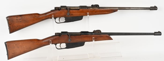 LOT OF 2 M-91 CARCANO SPORTER RIFLES 6.5 X 52M