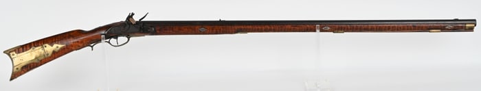 R. ASHMORE FULLSTOCK FLINTLOCK RIFLE