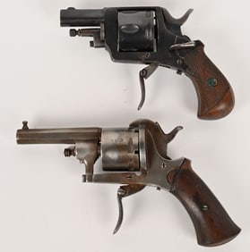 LOT OF 2 NIFTY FOLDING TRIGGER 32 CAL REVOLVERS