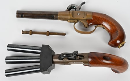 CMC DUCK'S FOOT & SINGLE SHOT BLACK POWDER PISTOLS
