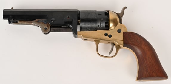 ITALIAN 1851 NAVY ENGRAVED BLACK POWDER PISTOL