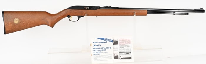 MARLIN MODEL 60W SEMI AUTOMATIC RIFLE