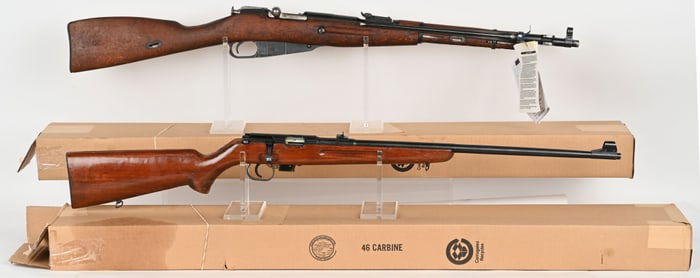 LOT OF TWO BOLT ACTION VINTAGE RIFLES